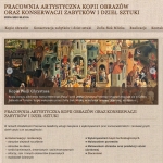 PRACOWNIA ARTYSTYCZNA KOPII OBRAZÓW oraz KONSERWACJI ZABYTKÓW I DZIEŁ SZTUKI