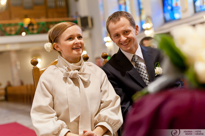 reportaż ślubny | ceremonia ślubna w kościele