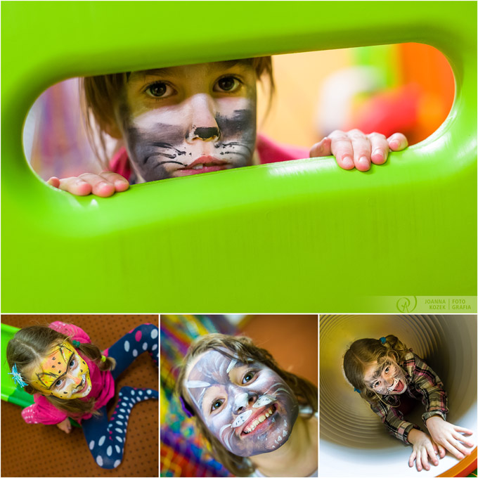zabawy dzieci | portrety malowanych twarzy